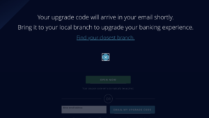 Sapphire Banking upgrade code