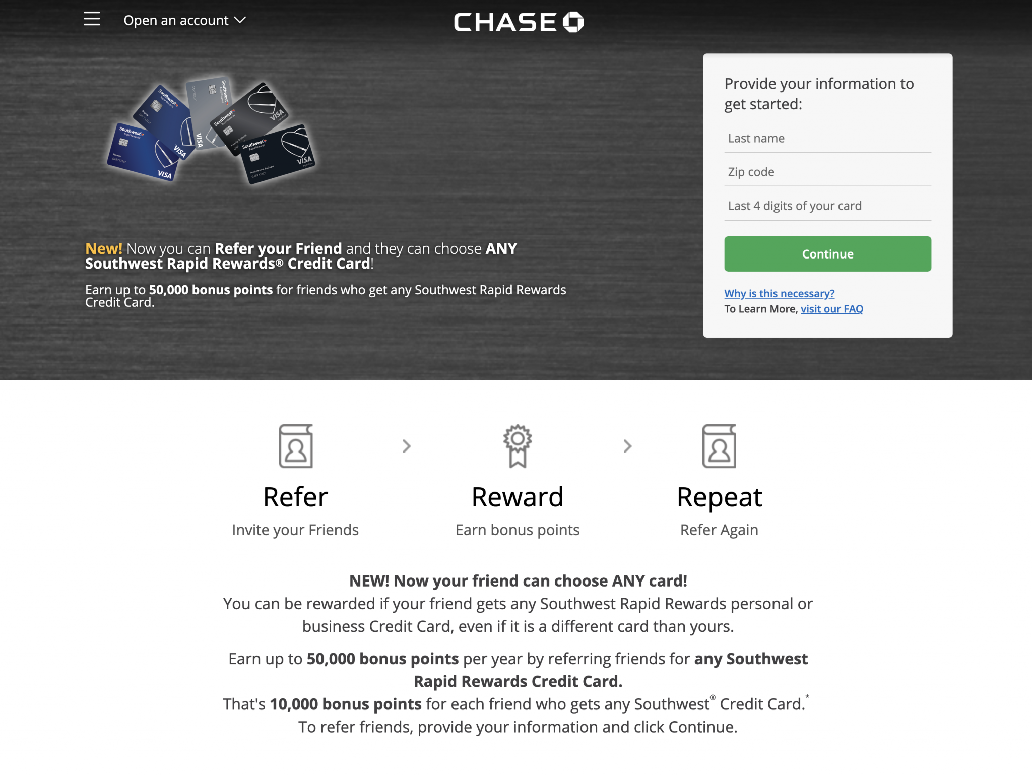 Chase Debit Referral