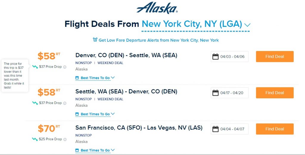 Alaska Airline Deals--The Credit Shifu