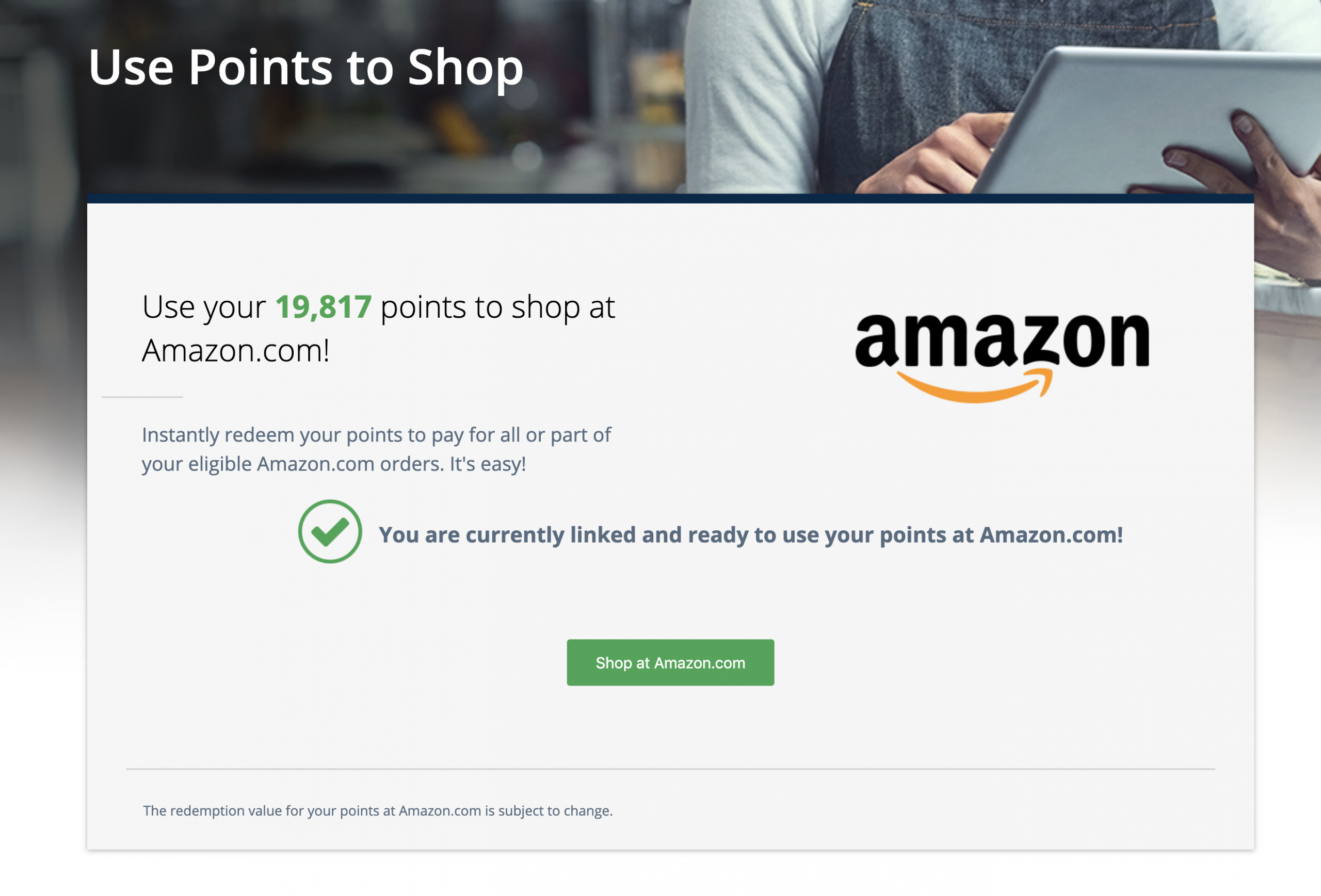 how to pay amazon with chase points