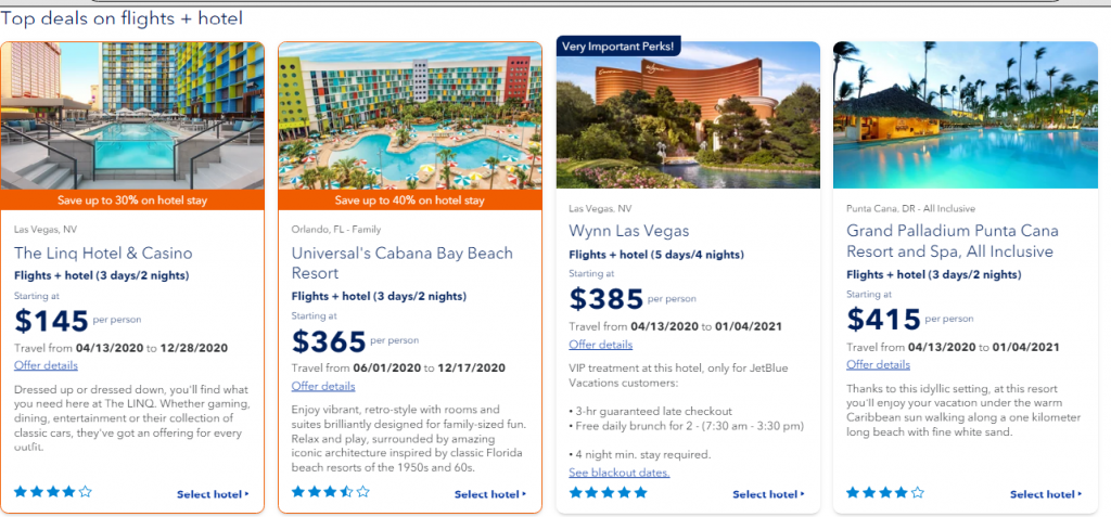 Top JetBlue travel deals--The Credit Shifu.com