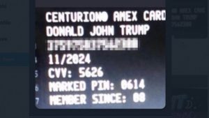 Donald Trump Credit Card Info Leaked Online - The Credit Shifu