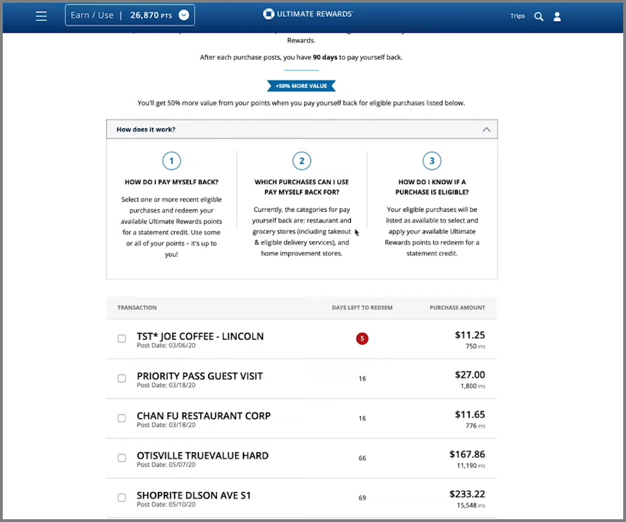 StepbyStep Guide How to Use the Chase Pay Yourself Back Feature